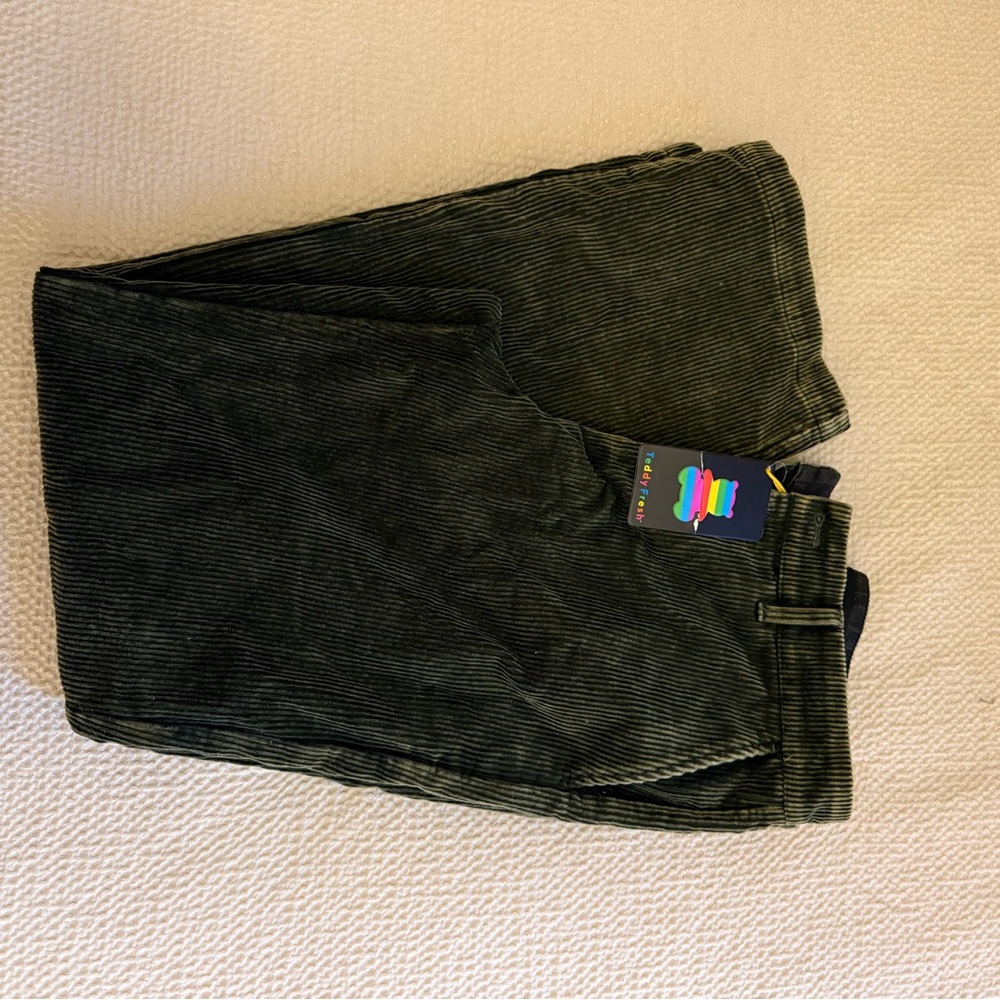 NWT - Teddy Fresh Corduroy Acid Wash Work Pants